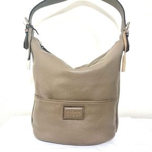 Escada Sport pebbled leather shoulder bag